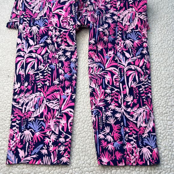 Lilly Pulitzer Kelly Skinny Ankle Pant Palm Swing Of Things 0 - Picture 9 of 10